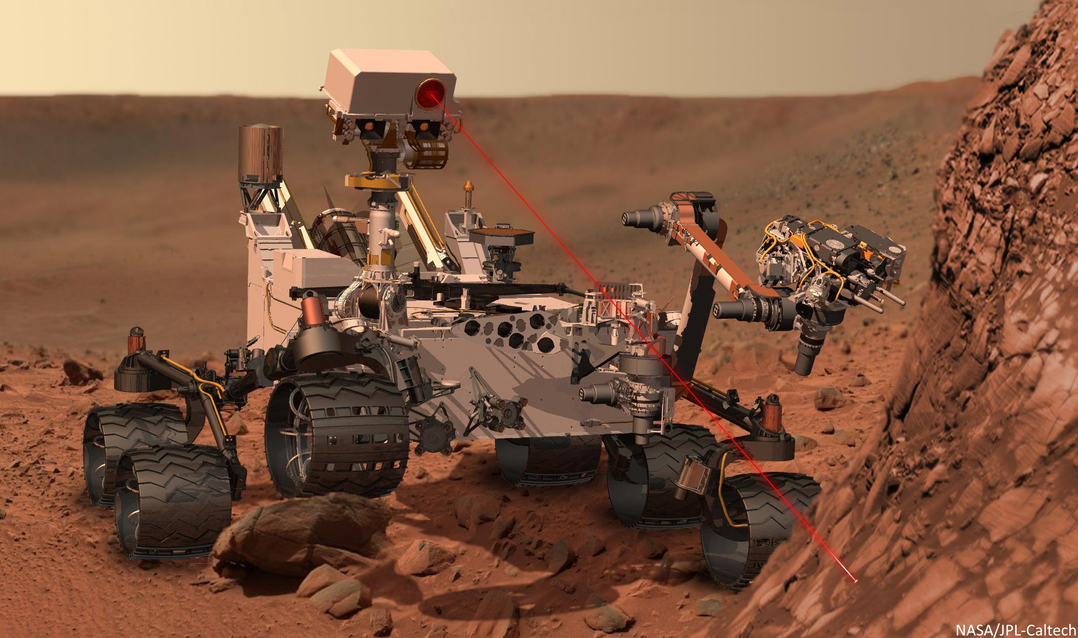 Nasa Rover on Mars